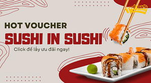 Sushi in sushi buffet